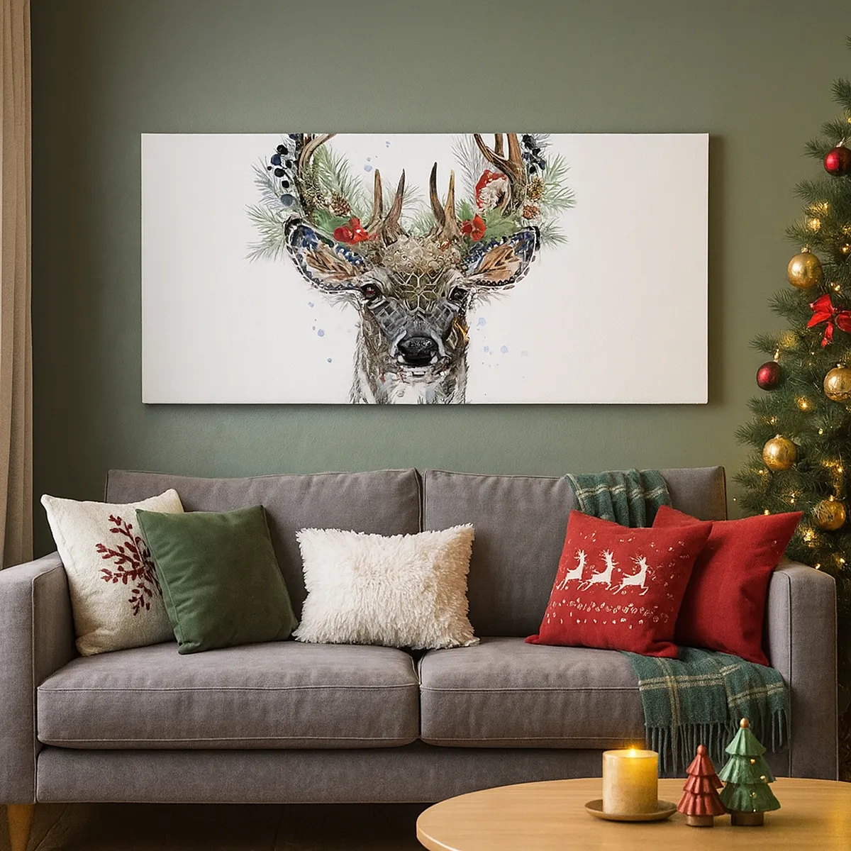 Canvastavla - Bild på duk - I högtidskläder - 30x30 cm