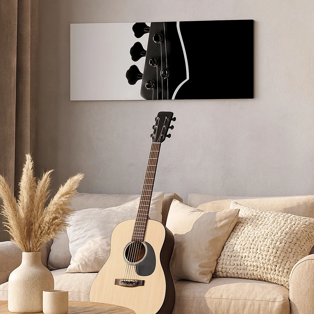 Canvastavla - Bild på duk - Rocktystnad - 30x30 cm