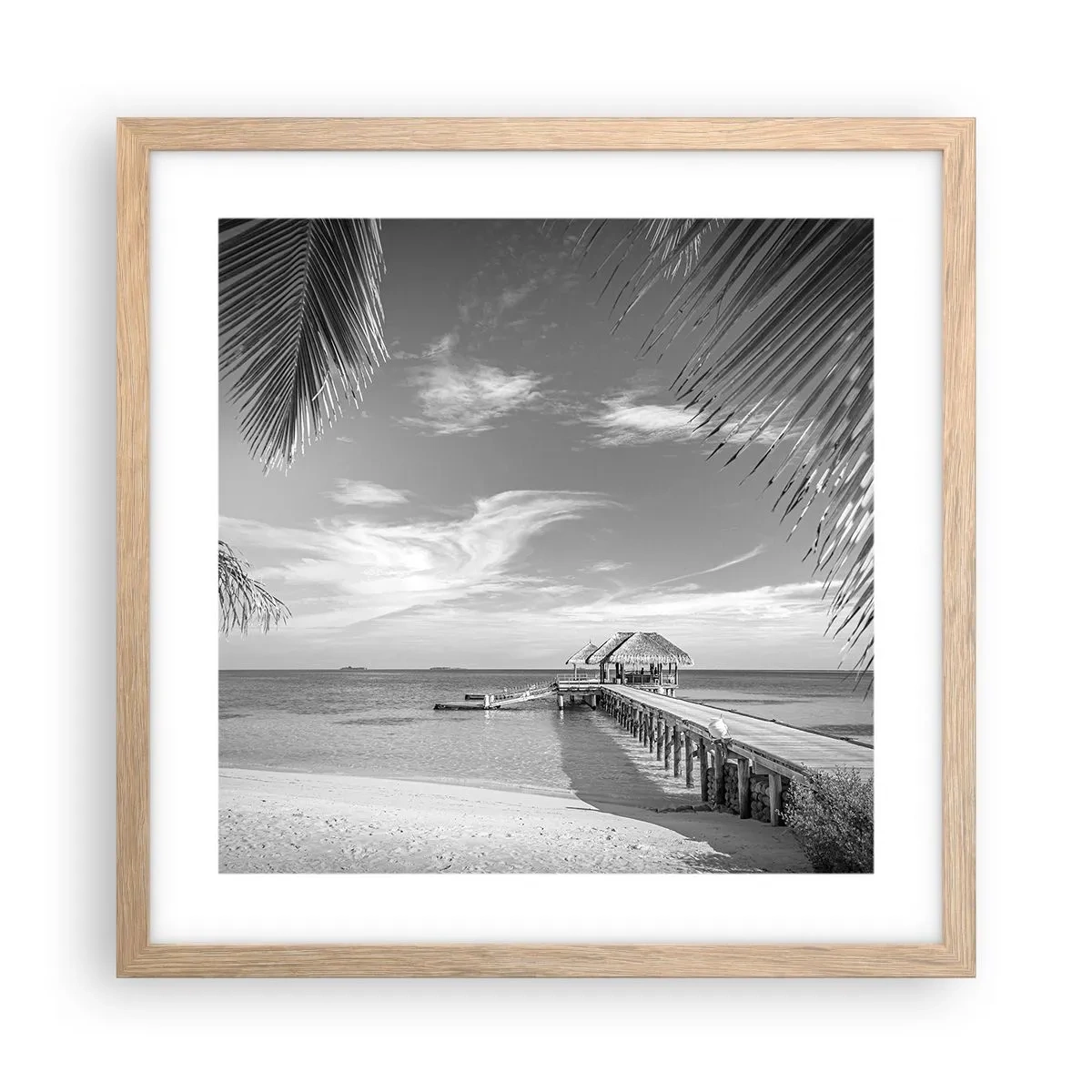 Affisch i ram av ljusek - Minne eller dröm? - 40x40 cm