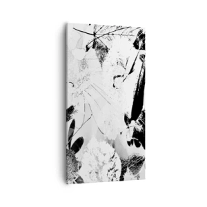 Canvastavla - Bild på duk - Höst i negativet - 55x100 cm