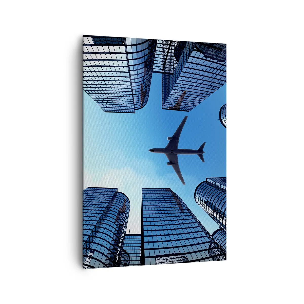 Canvastavla - Bild på duk - Utsikten från glasravinen - 70x100 cm