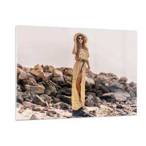 Glastavla - Bild på glas - Stenarnas magi - 120x80 cm