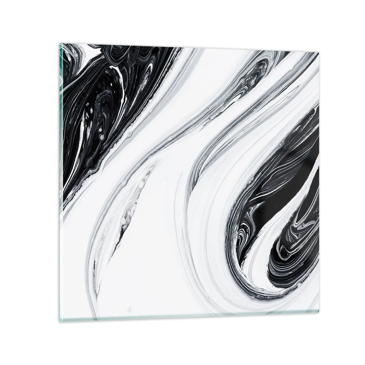 Glastavla - Bild på glas - Motsatskombination - 30x30 cm