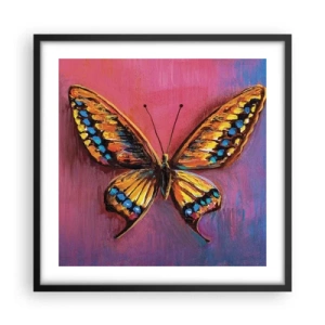 Affisch i svart ram - Naturens klenoder - 50x50 cm