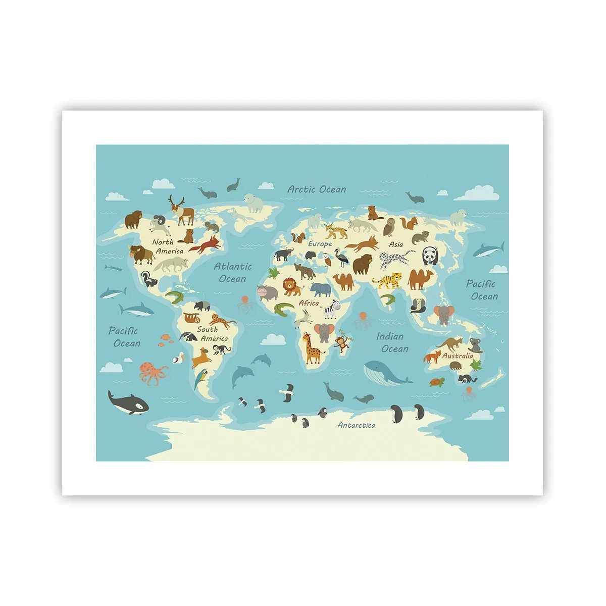 Affisch - Goda grannar - 50x40 cm