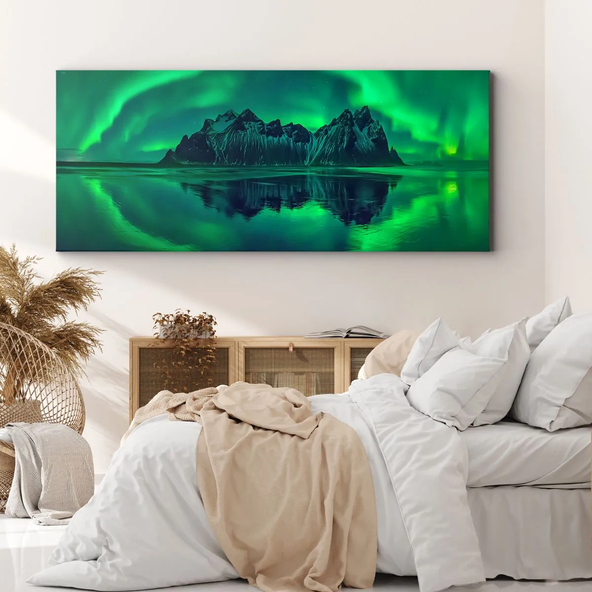 Canvastavla - Bild på duk - I skenets famn - 120x50 cm
