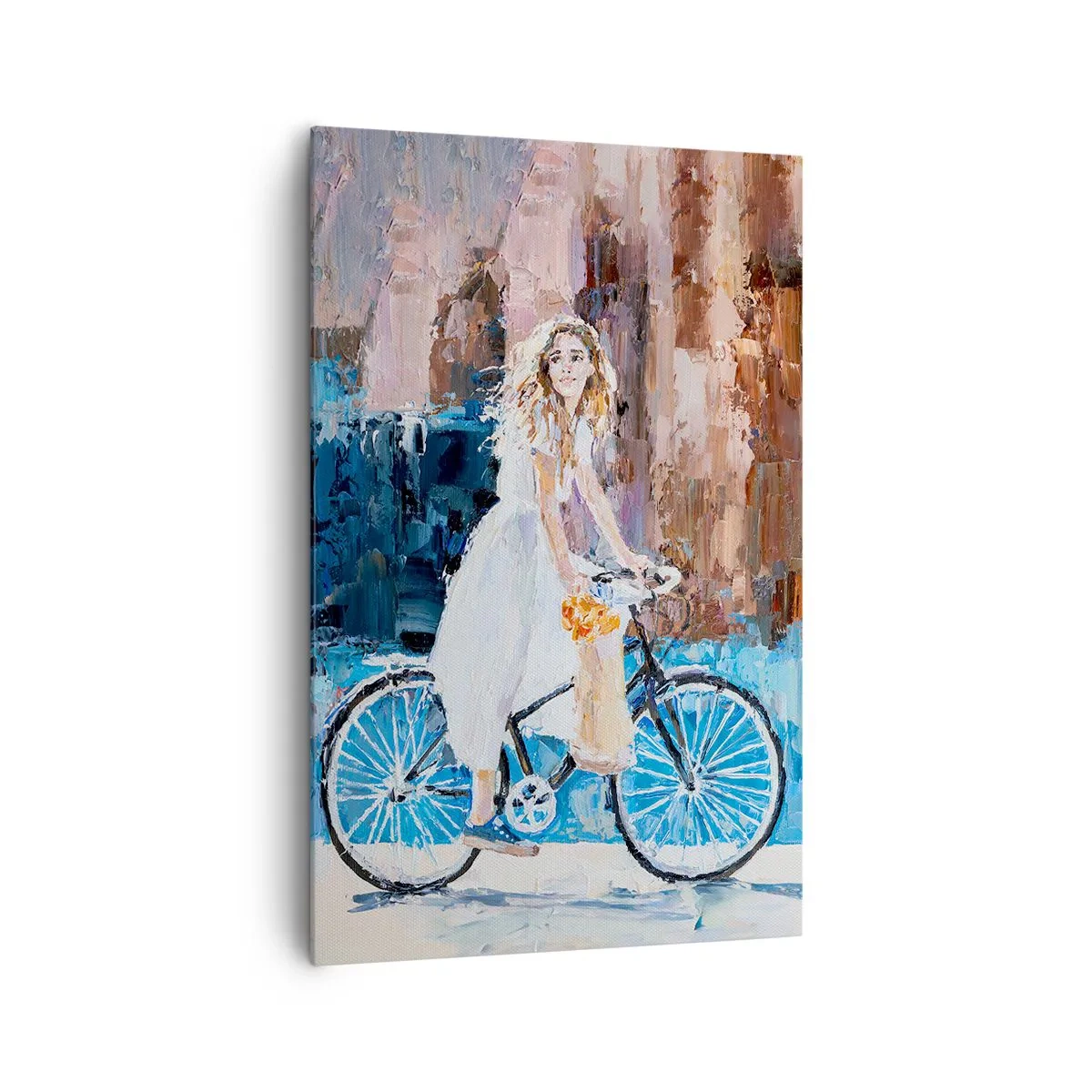 Canvastavla - Bild på duk - Glädje på morgonen - 80x120 cm