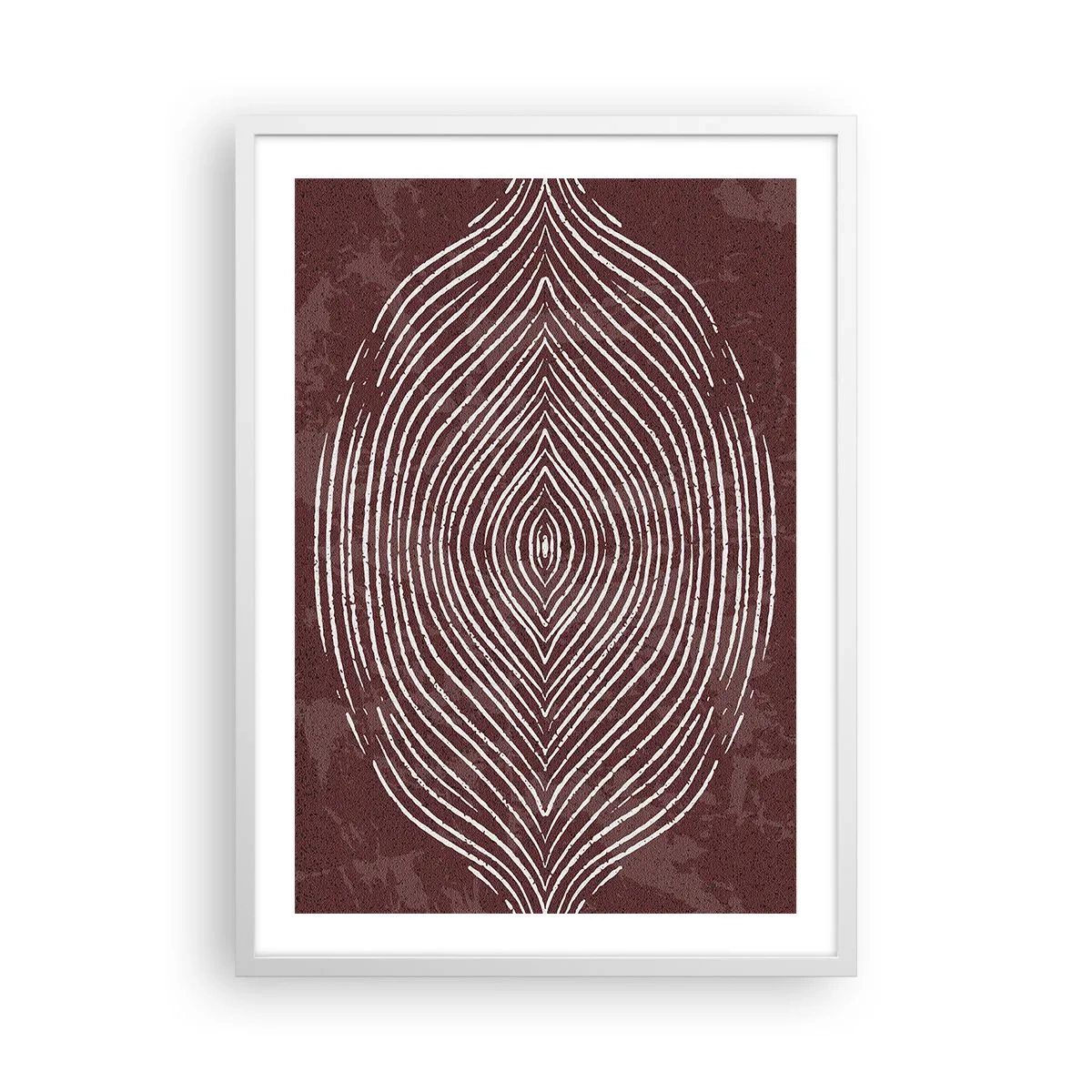 Affisch i vit ram - Rymden talar - 50x70 cm