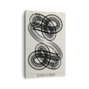 Canvastavla - Bild på duk - Det kom ut spontant - 80x120 cm