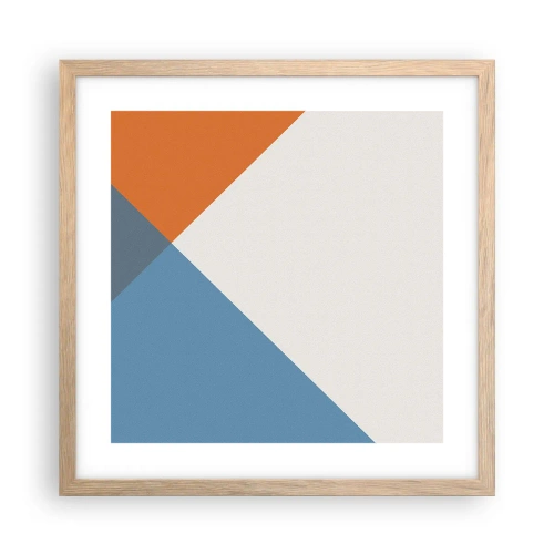 Affisch i ram av ljusek - Under vinkel… - 40x40 cm