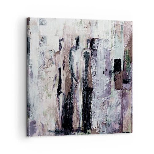Canvastavla - Bild på duk - De mystiska tre - 50x50 cm