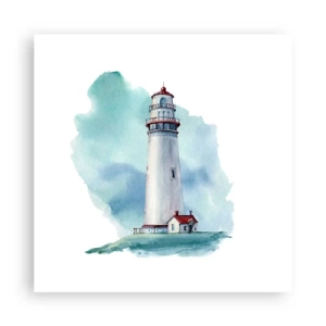 Affisch - Milda syster av det blåa - 40x40 cm