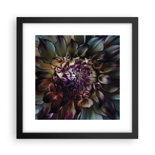 Affisch i svart ram - Blommande ungdom - 30x30 cm