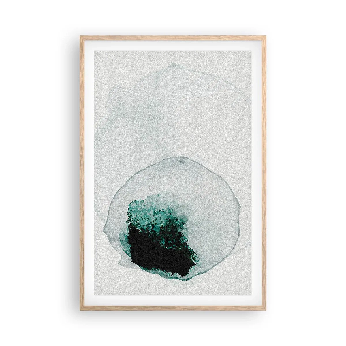 Affisch i ram av ljusek - I en droppe vatten - 61x91 cm