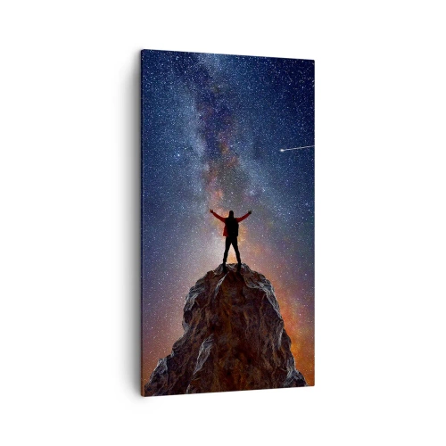 Canvastavla - Bild på duk - Kraften är med mig! - 45x80 cm