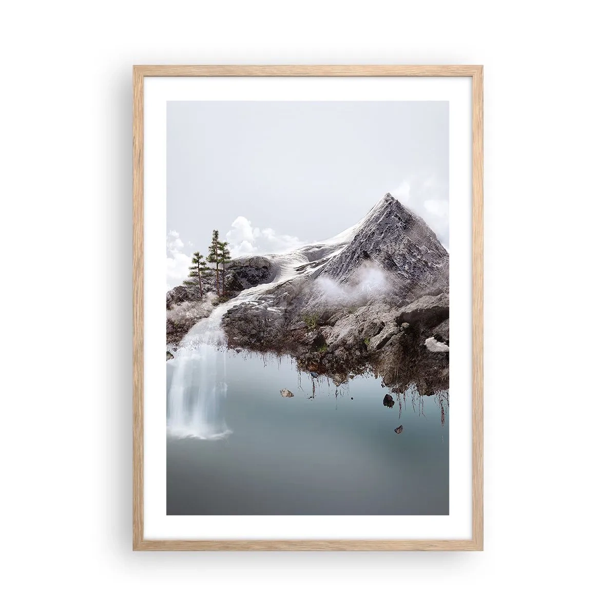 Affisch i ram av ljusek - Med surrealistens öga - 50x70 cm