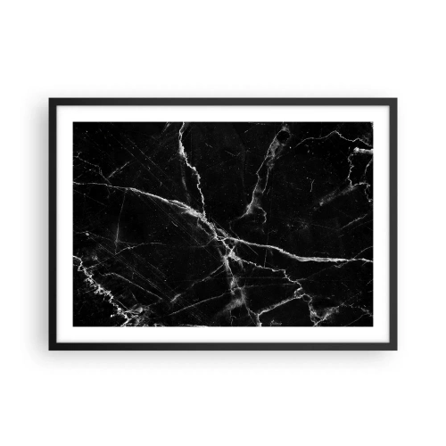 Affisch i svart ram - Stenens hemliga liv - 70x50 cm