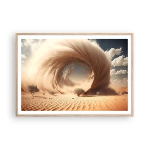 Affisch i ram av ljusek - Öppen portal - 100x70 cm