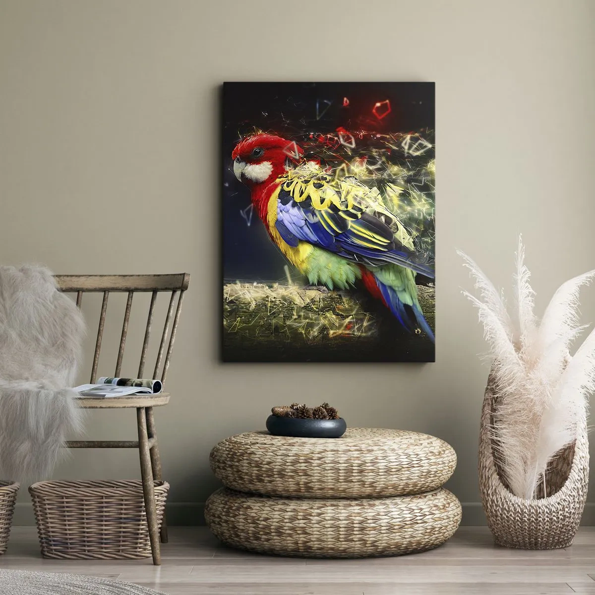 Canvastavla - Bild på duk - Skenets bud - 70x100 cm