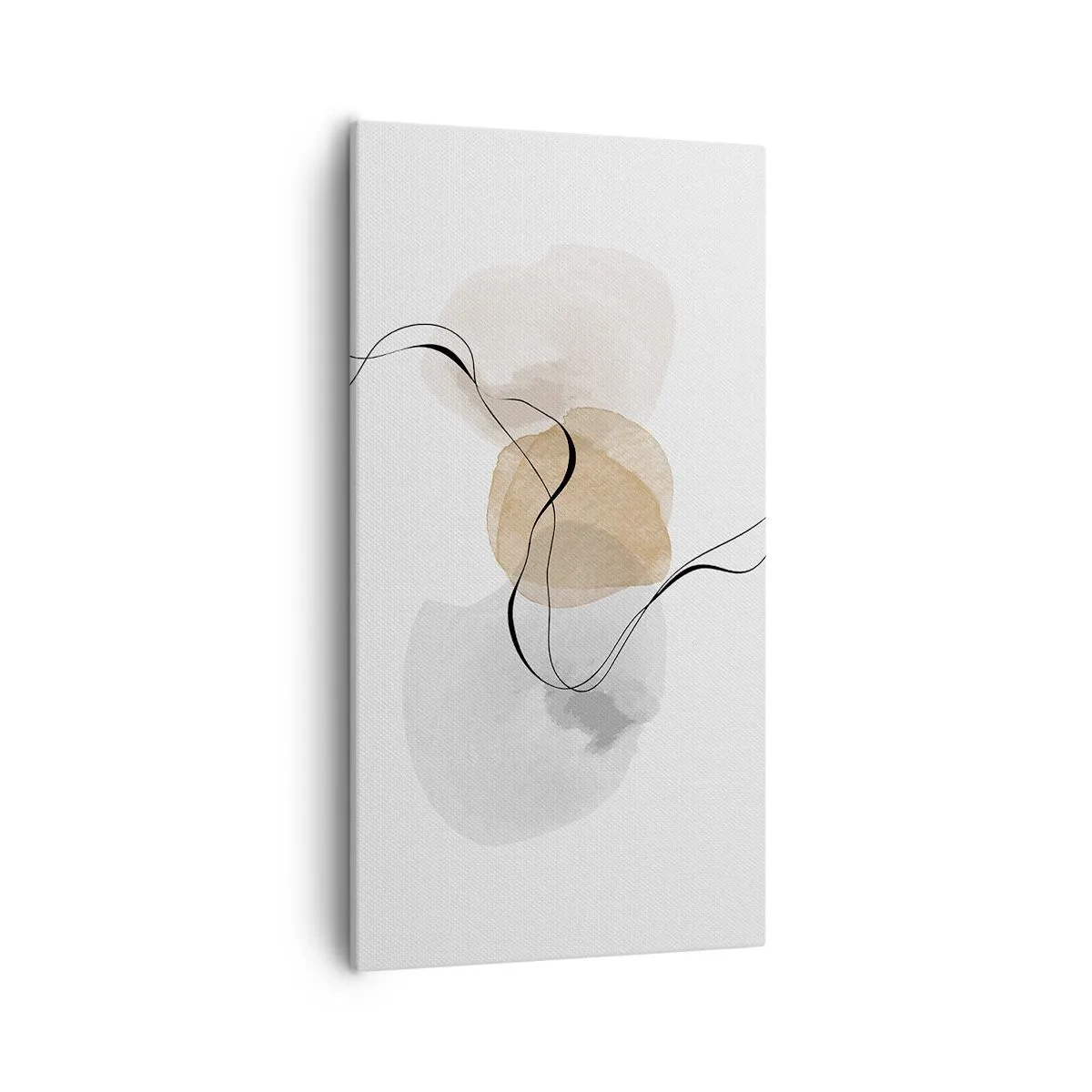 Canvastavla - Bild på duk - Luftpärlor - 55x100 cm