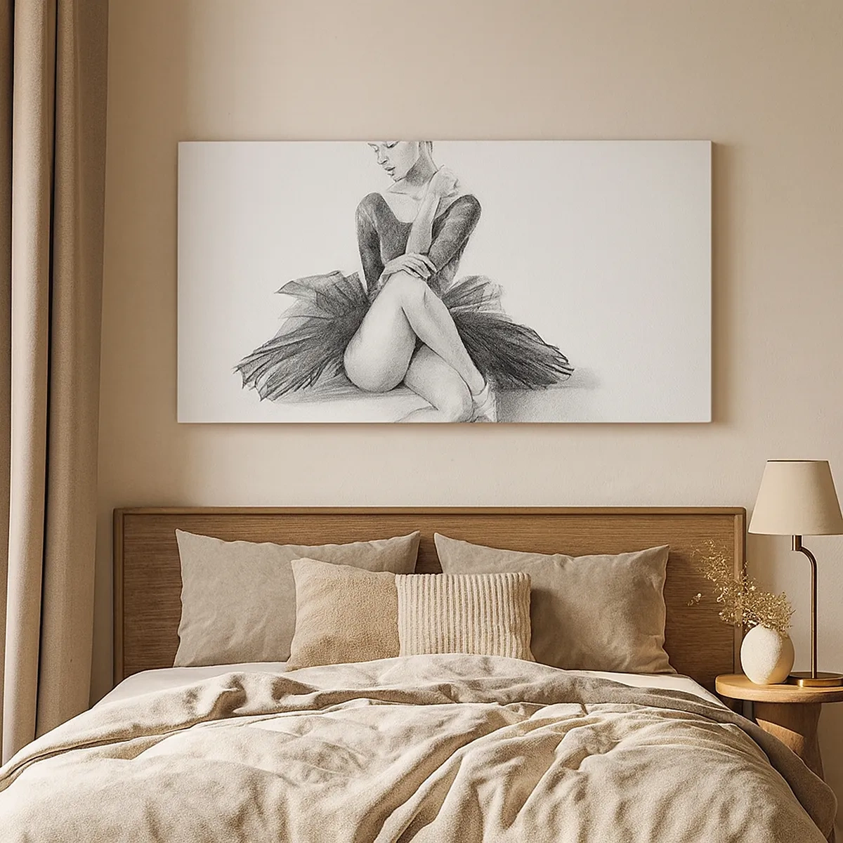 Canvastavla - Bild på duk - Förtrollad av dansen - 30x30 cm