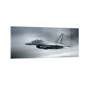 Glastavla - Bild på glas - Utmanar du? - 100x40 cm