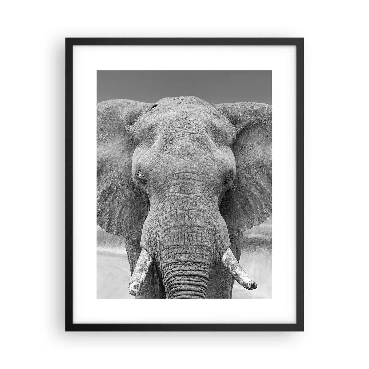 Affisch i svart ram - Välkommen till min värld - 40x50 cm