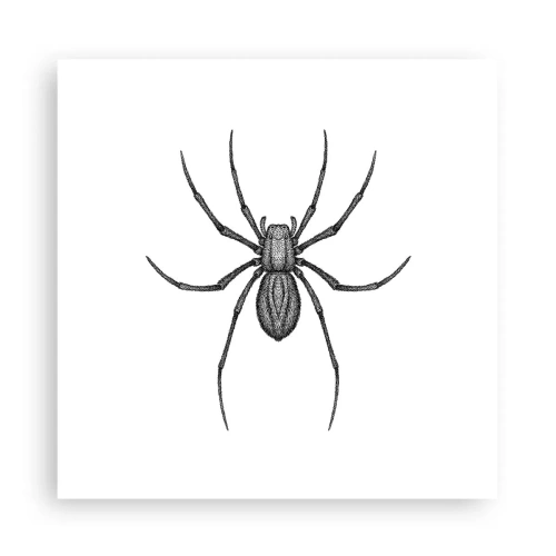 Affisch - Oroväckande precision - 30x30 cm