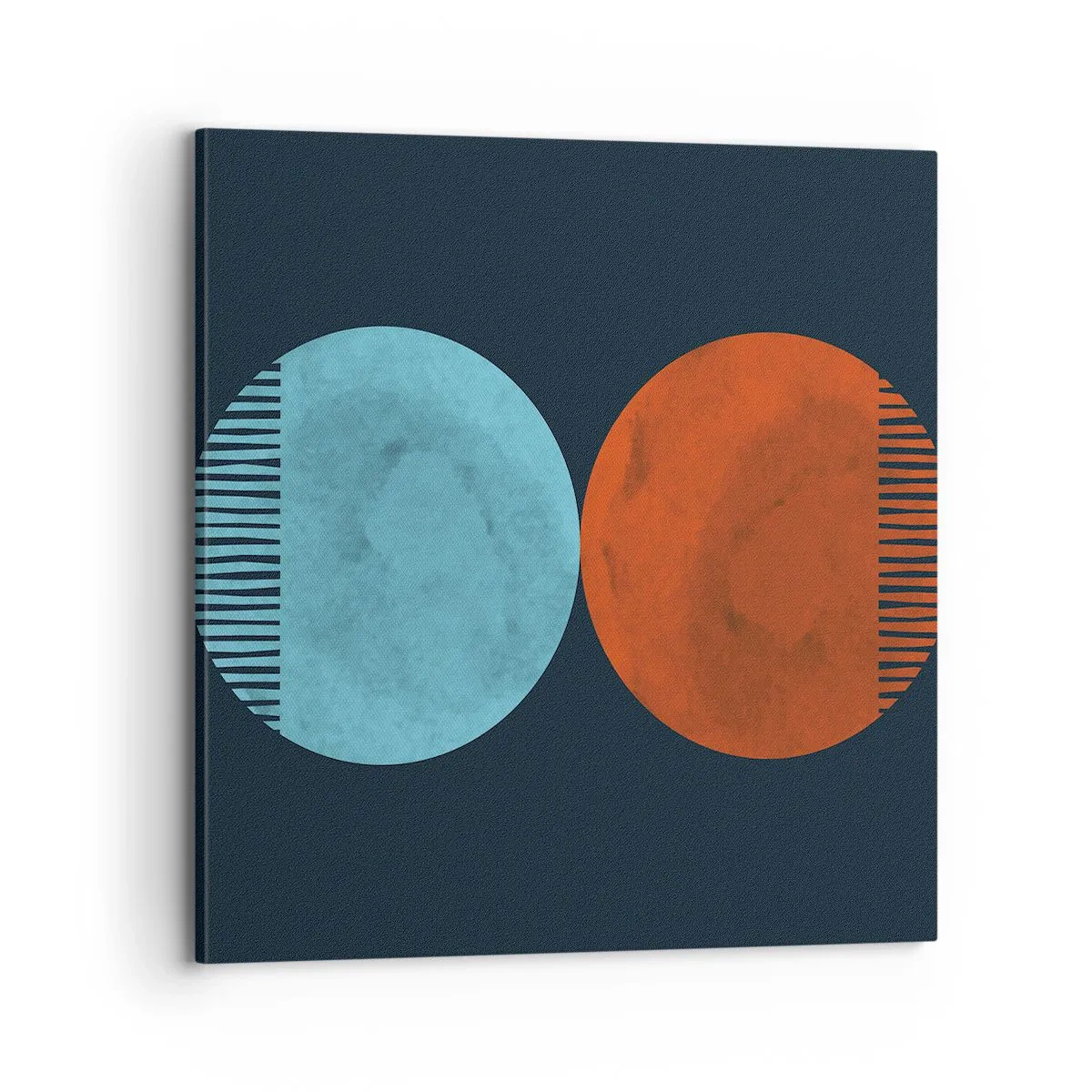 Canvastavla - Bild på duk - Endast geometri? - 70x70 cm