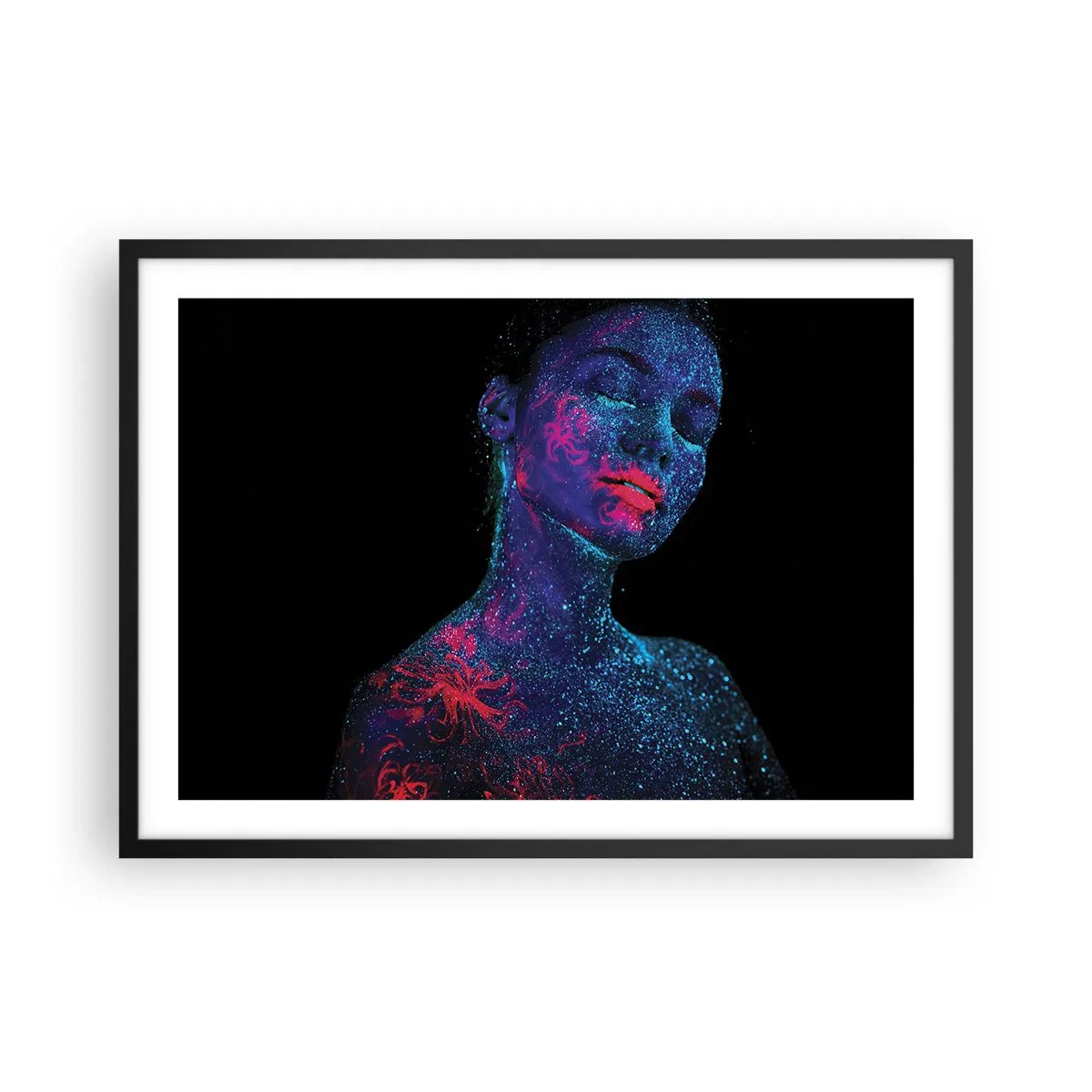 Affisch i svart ram - I sjärndammet - 70x50 cm