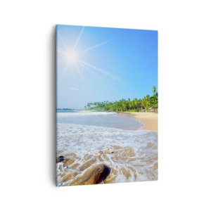 Canvastavla - Bild på duk - Exotisk plats för dig - 50x70 cm