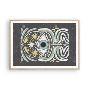 Affisch i ram av ljusek - Stamritualer - 100x70 cm