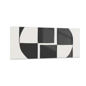 Glastavla - Bild på glas - Antites – syntes - 100x40 cm