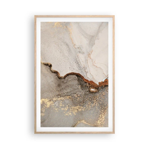 Affisch i ram av ljusek - På färgernas gräns - 61x91 cm