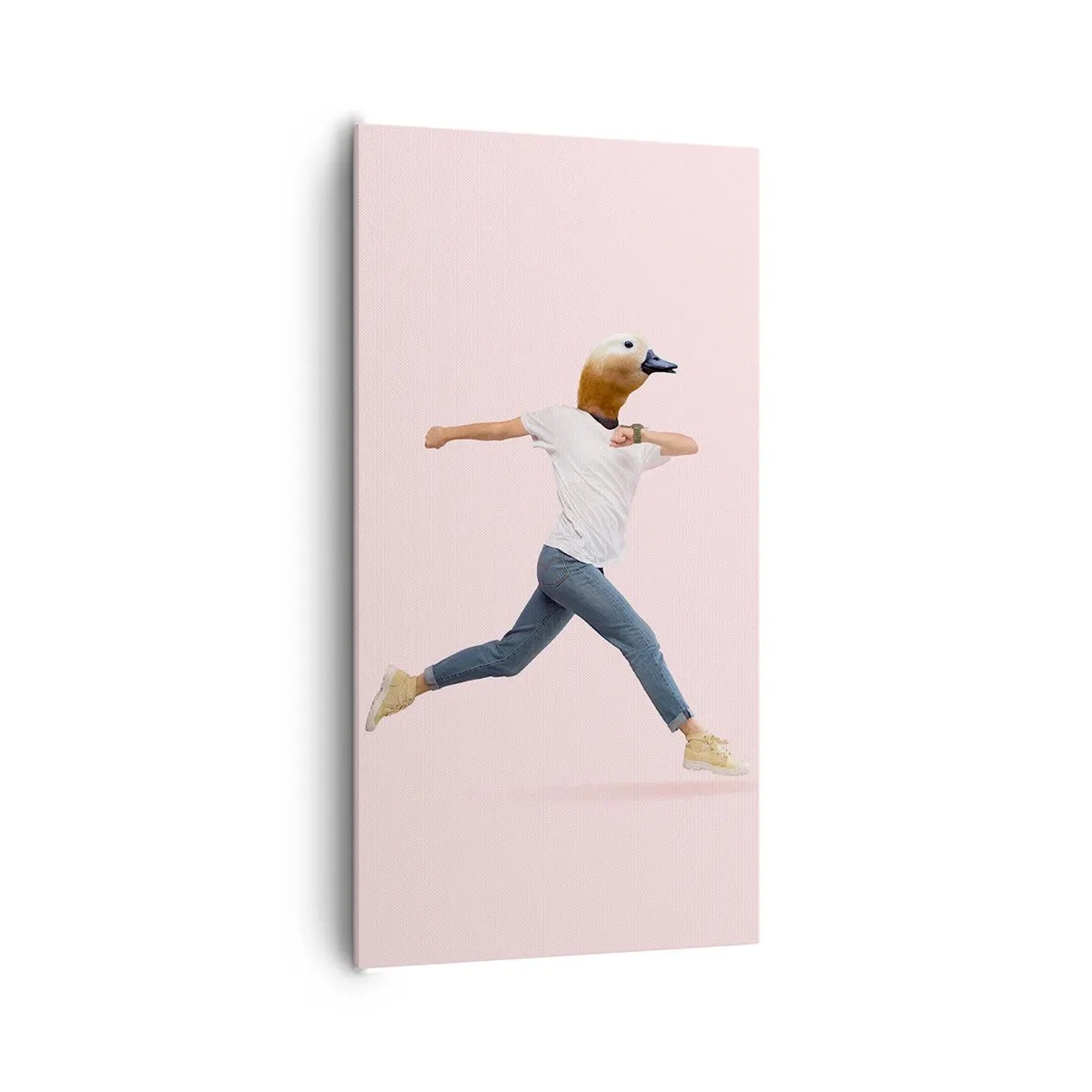 Canvastavla - Bild på duk - En nypa absurd - 65x120 cm