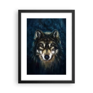 Affisch i svart ram - Alfa? Och omega - 30x40 cm