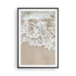 Affisch i svart ram - Strax tillbaka - 61x91 cm