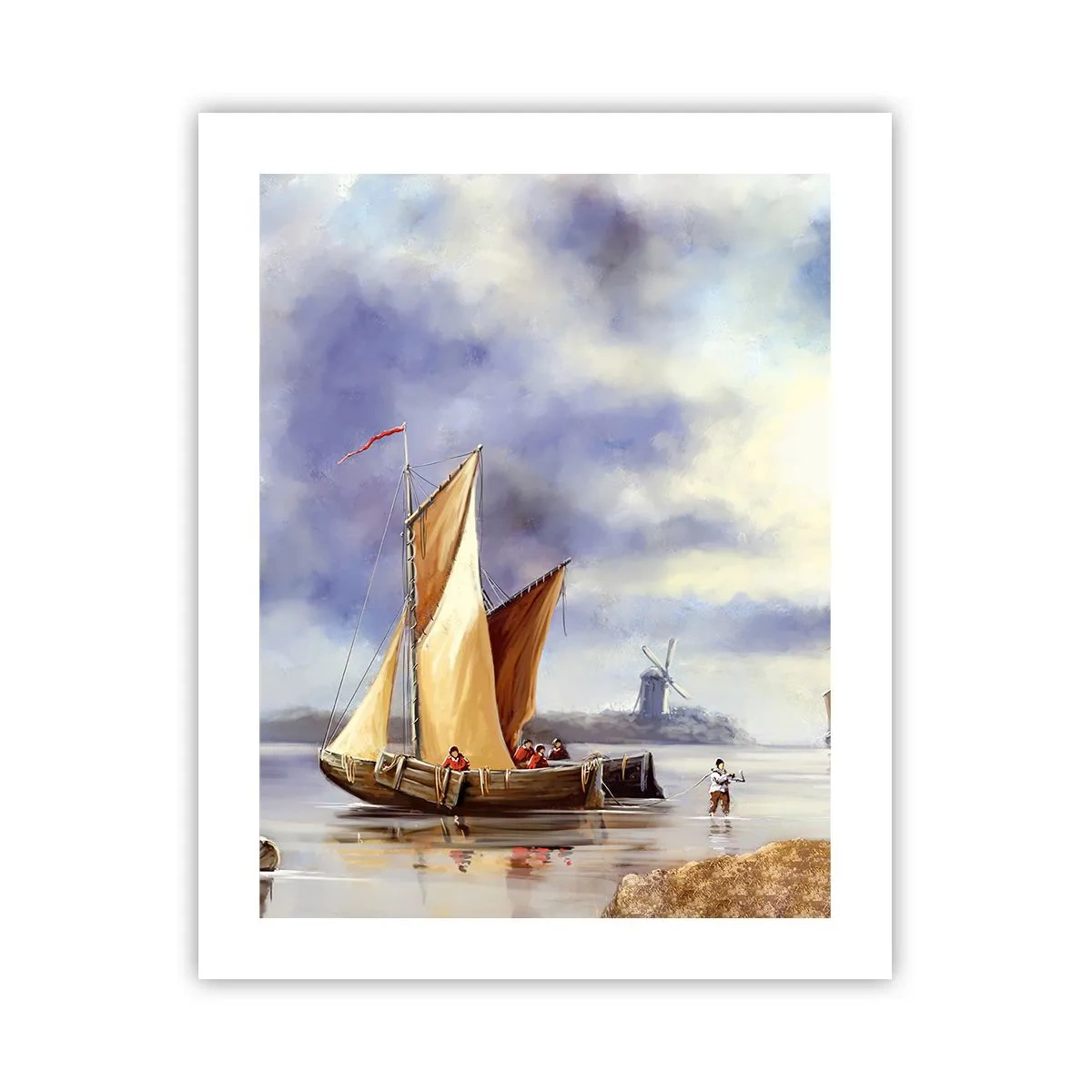 Affisch - Seglarnas hemkomst - 40x50 cm