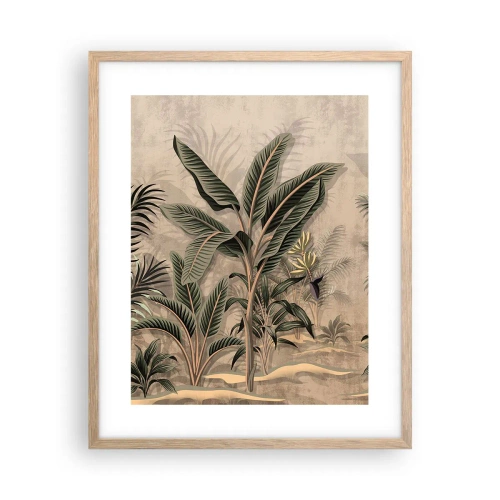 Affisch i ram av ljusek - Bild i kolonial stil - 40x50 cm