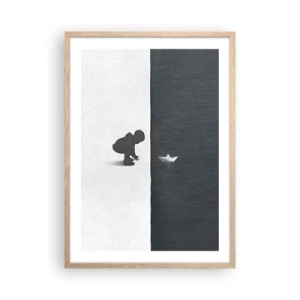 Affisch i ram av ljusek - En stor expedition - 50x70 cm