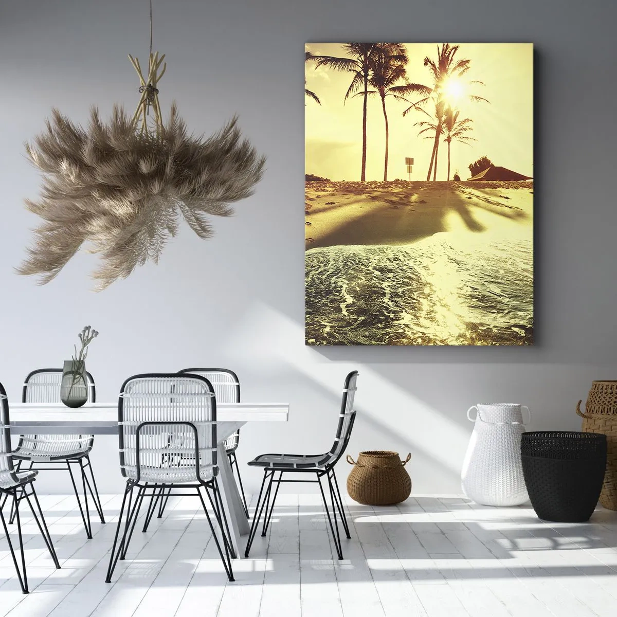 Canvastavla - Bild på duk - Kalifornisk morgon - 50x70 cm