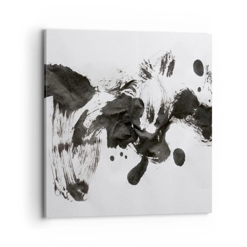 Canvastavla - Bild på duk - En metod i galenskap? - 70x70 cm