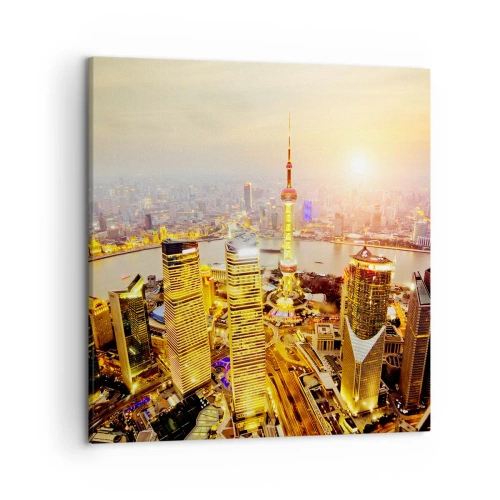 Canvastavla - Bild på duk - Asiatisk dröm - 50x50 cm