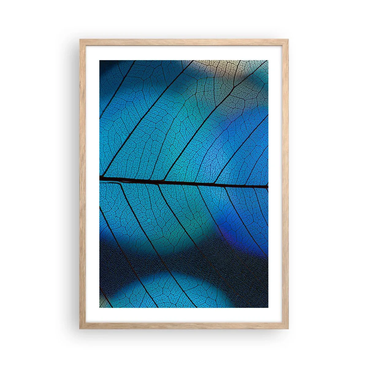 Affisch i ram av ljusek - Invecklad konstruktion - 50x70 cm