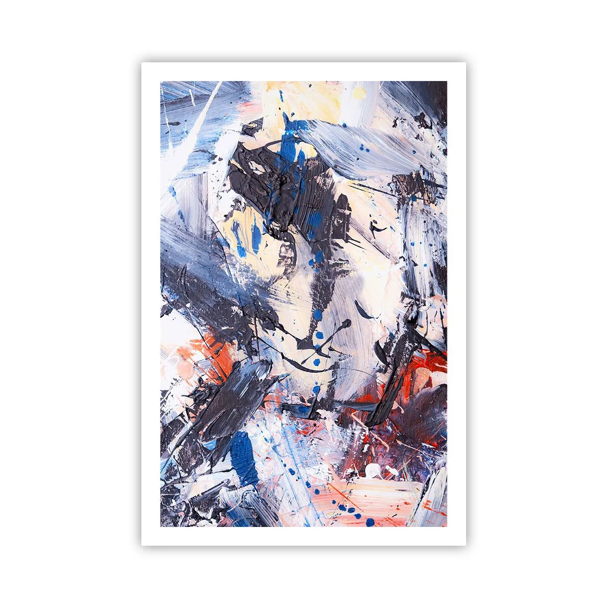 Affisch - Abstraktionen galna dans - 61x91 cm