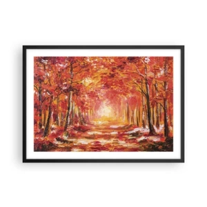 Affisch i svart ram - Kopparskog - 70x50 cm