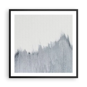 Affisch i svart ram - Mystisk skiva - 60x60 cm