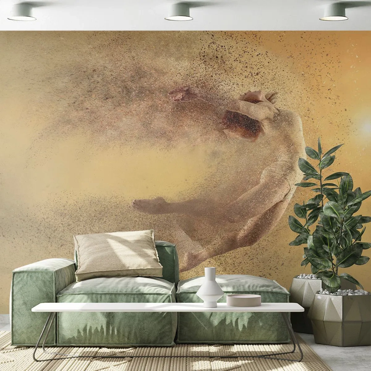 Självhäftande Fototapet Deluxe Sticker - Dansextas - Abstraktion, Kvinna, Grafik - 250x175 cm