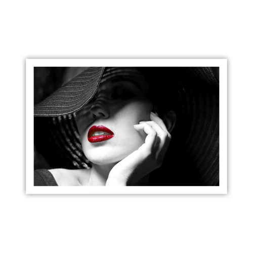 Affisch - En studie i scharlakansröd - 91x61 cm