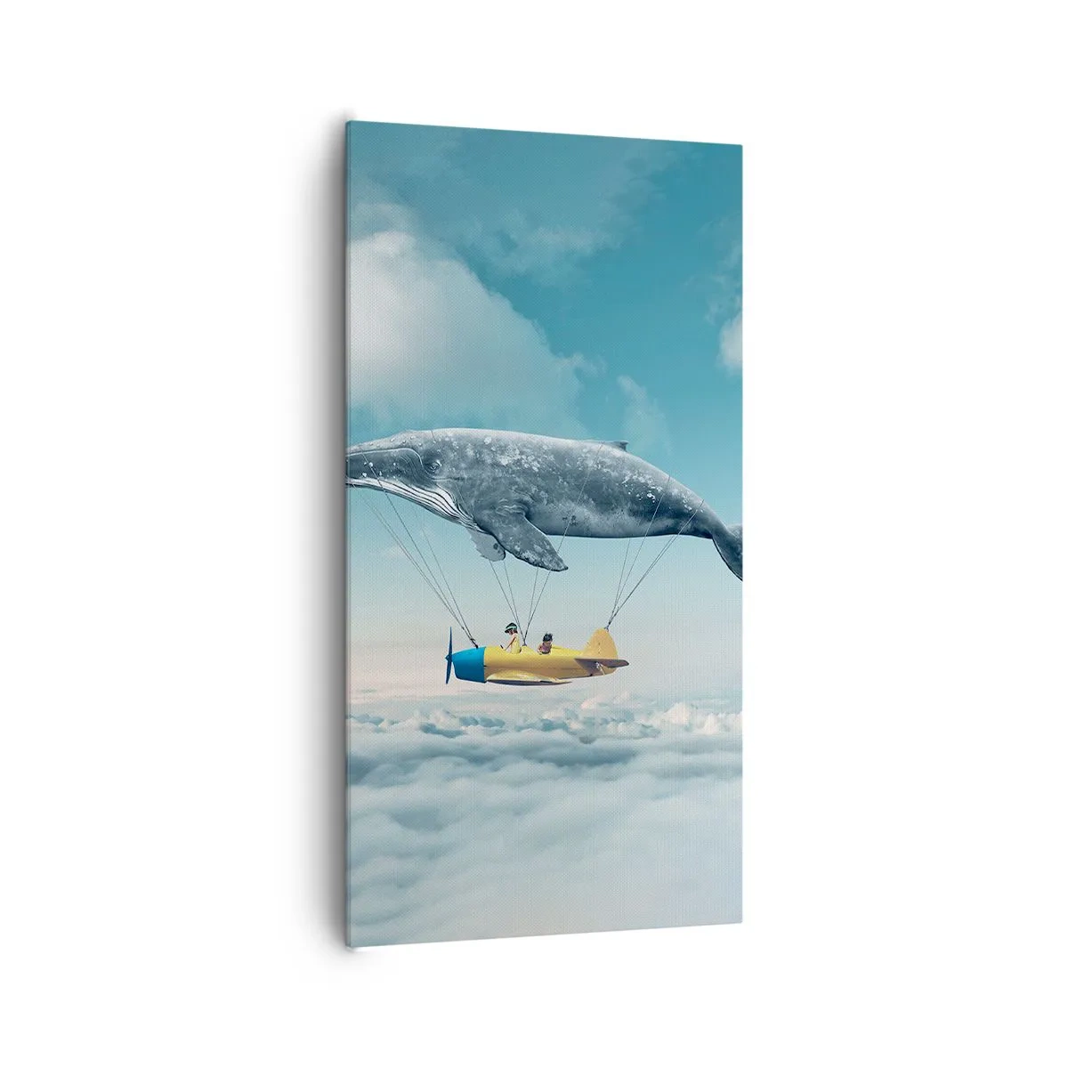 Canvastavla - Bild på duk - Varför inte? - 65x120 cm